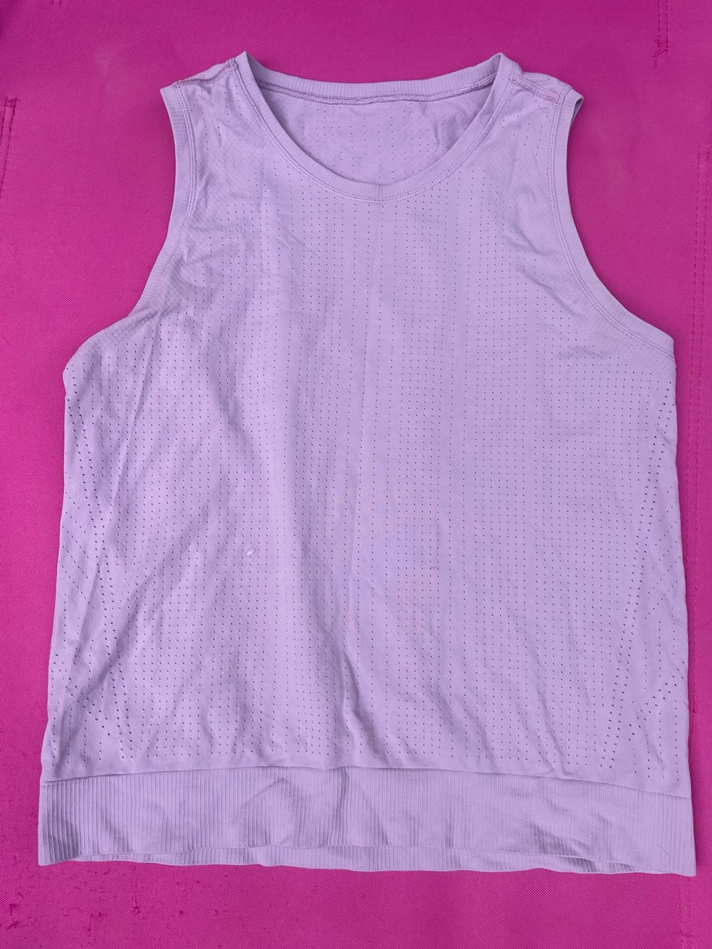 Women’s Lavender Sleeveless Athletic Tank Top
